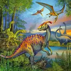 RAVENSBURGER Dinosaur Fascination 3 x 49 pc