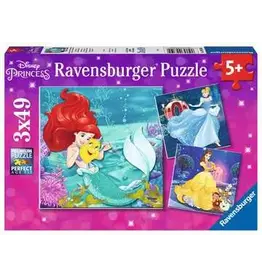 RAVENSBURGER Princess Adventure  3 x 49 pc