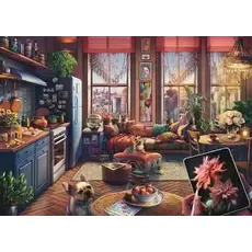 RAVENSBURGER Cozy Boho Studio 500 pc Puzzle LF