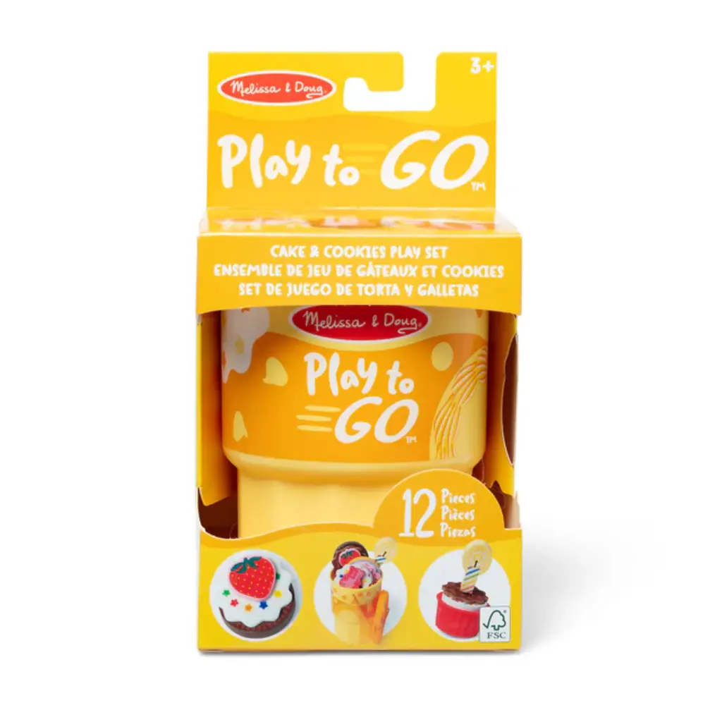 MELISSA & DOUG Play to Go Cake & Cookies Play Set