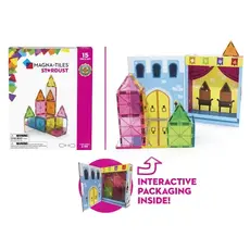 VALTECH Magna-Tiles Stardust 15 Piece Set