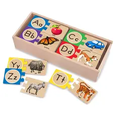 MELISSA & DOUG Self Correcting Letter Puzzle