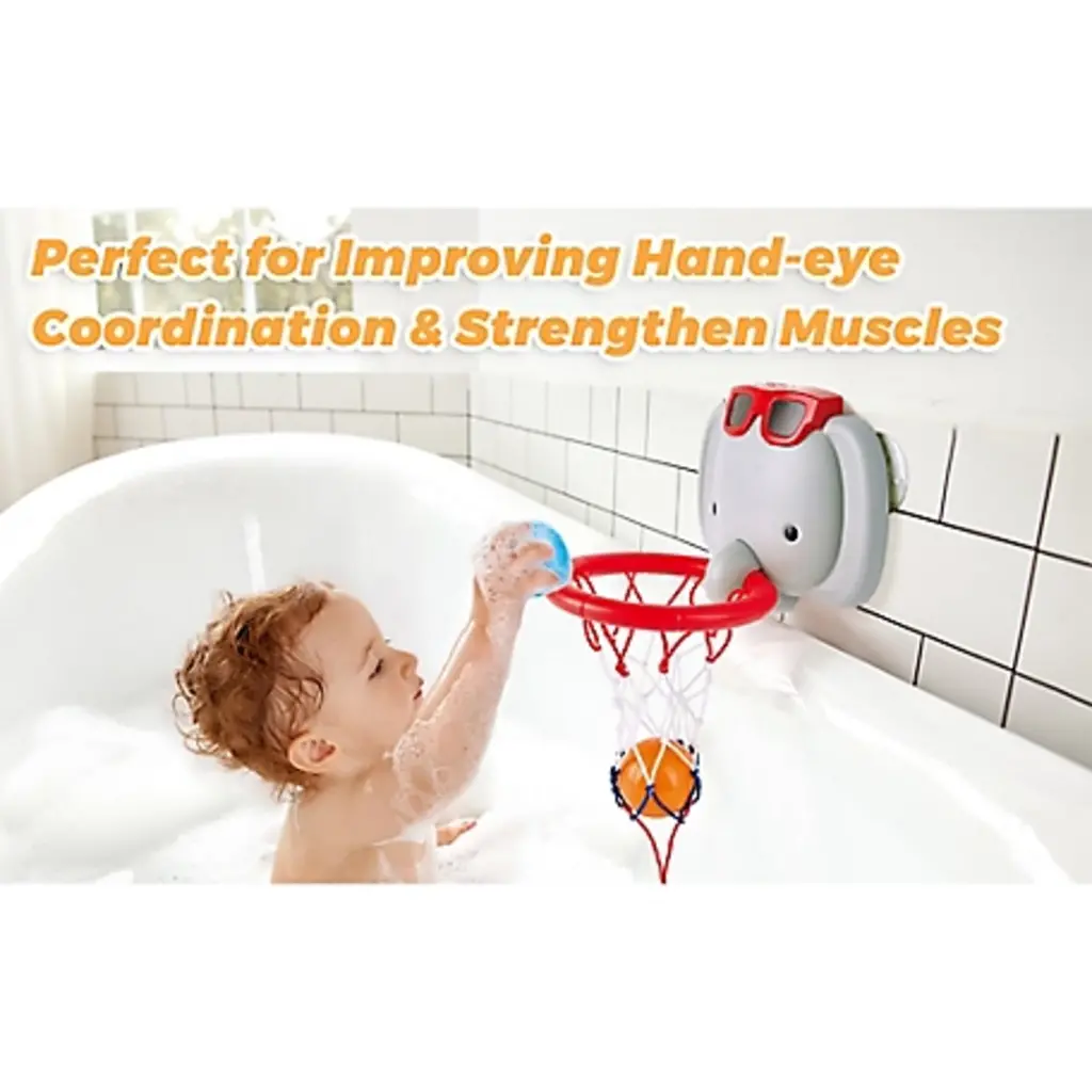 HAPE INTERNATIONAL Bath Time Basketball Elephant Pal