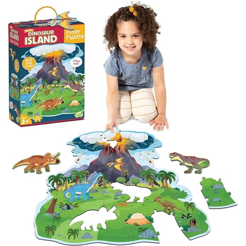 MINDWARE Dinosaur Island Floor Puzzle