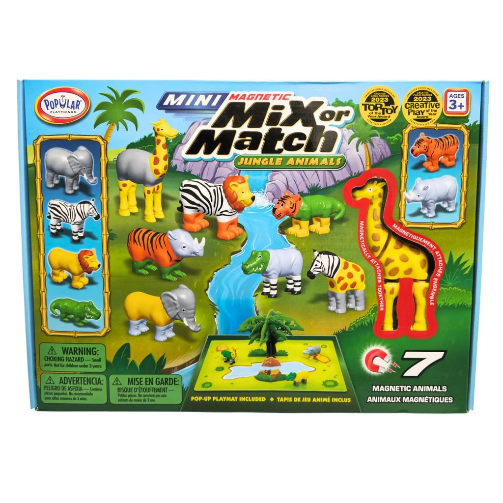 Mini Mix or Match Jungle Animals 3+
