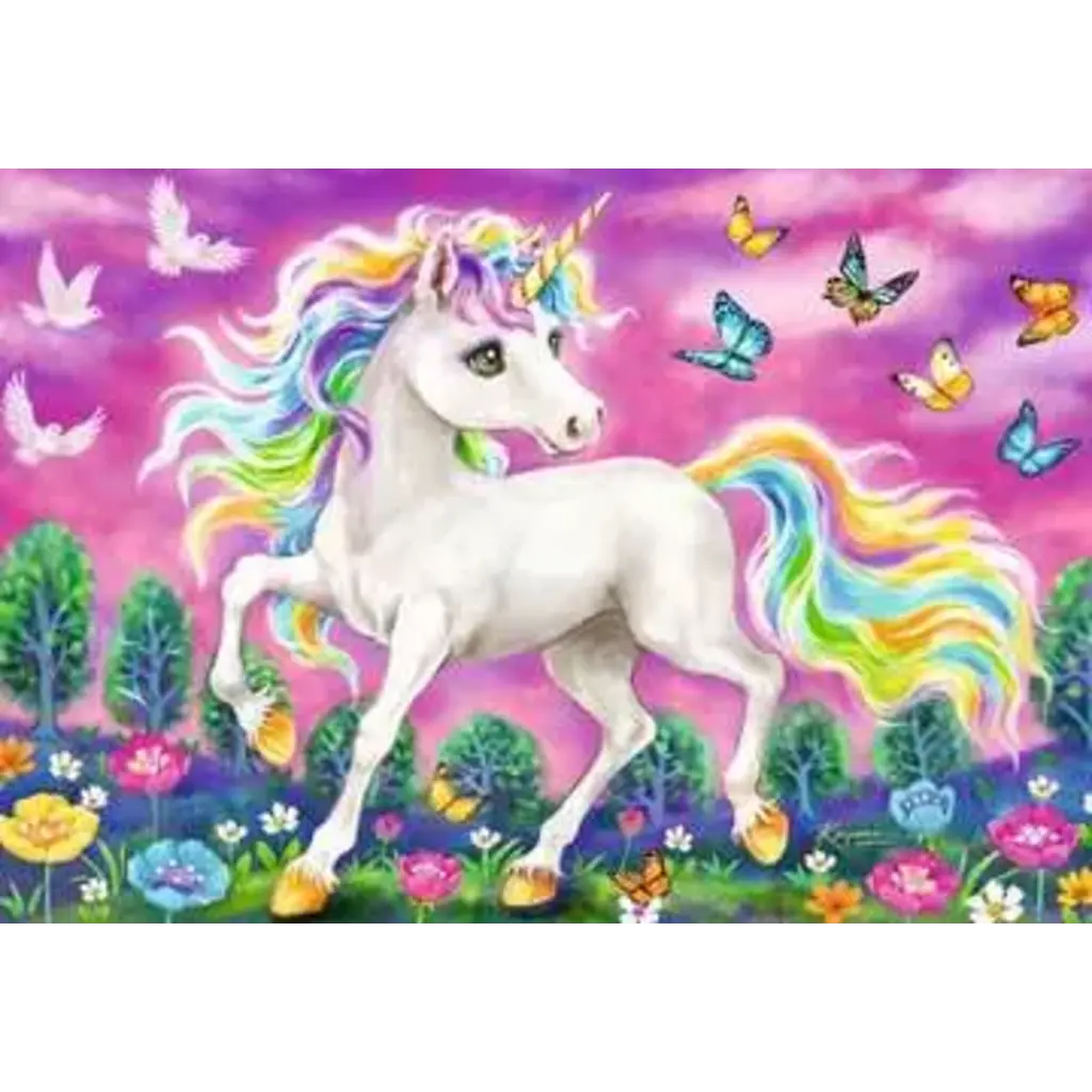 RAVENSBURGER Unicorns & Pegasus 2x24 pc  Floor Puzzle