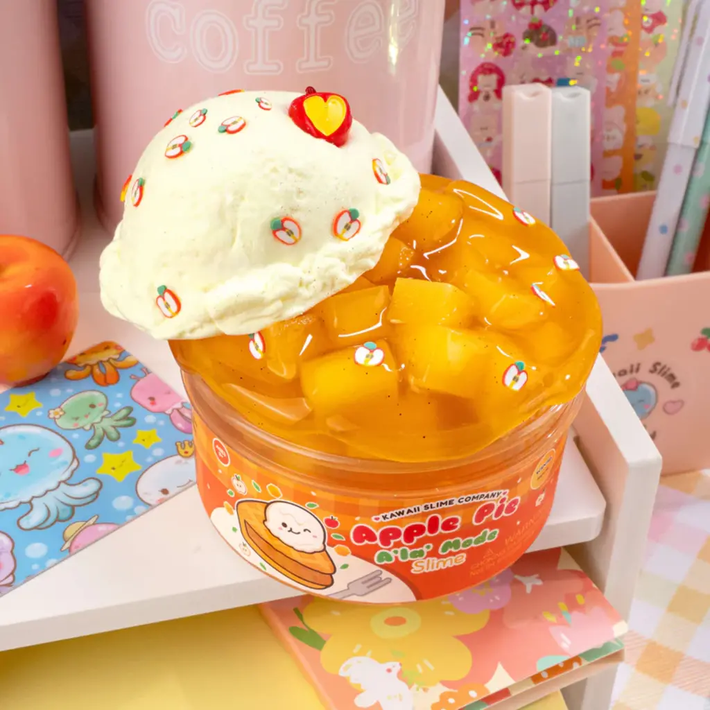 KAWAII SLIME COMPANY Apple Pie À La Mode Slime
