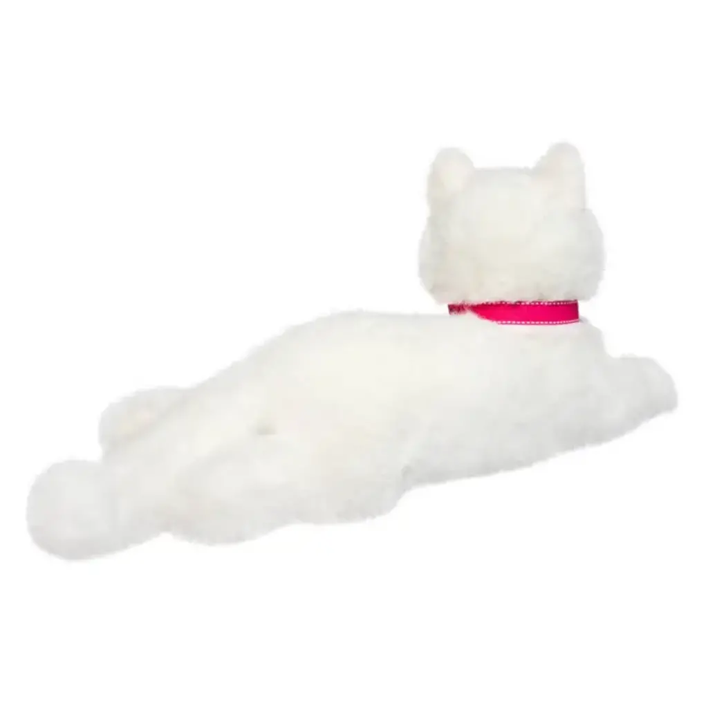 DOUGLAS CUDDLE TOYS Alba White Cat DLux 15"