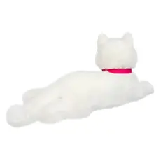 DOUGLAS CUDDLE TOYS Alba White Cat DLux 15"
