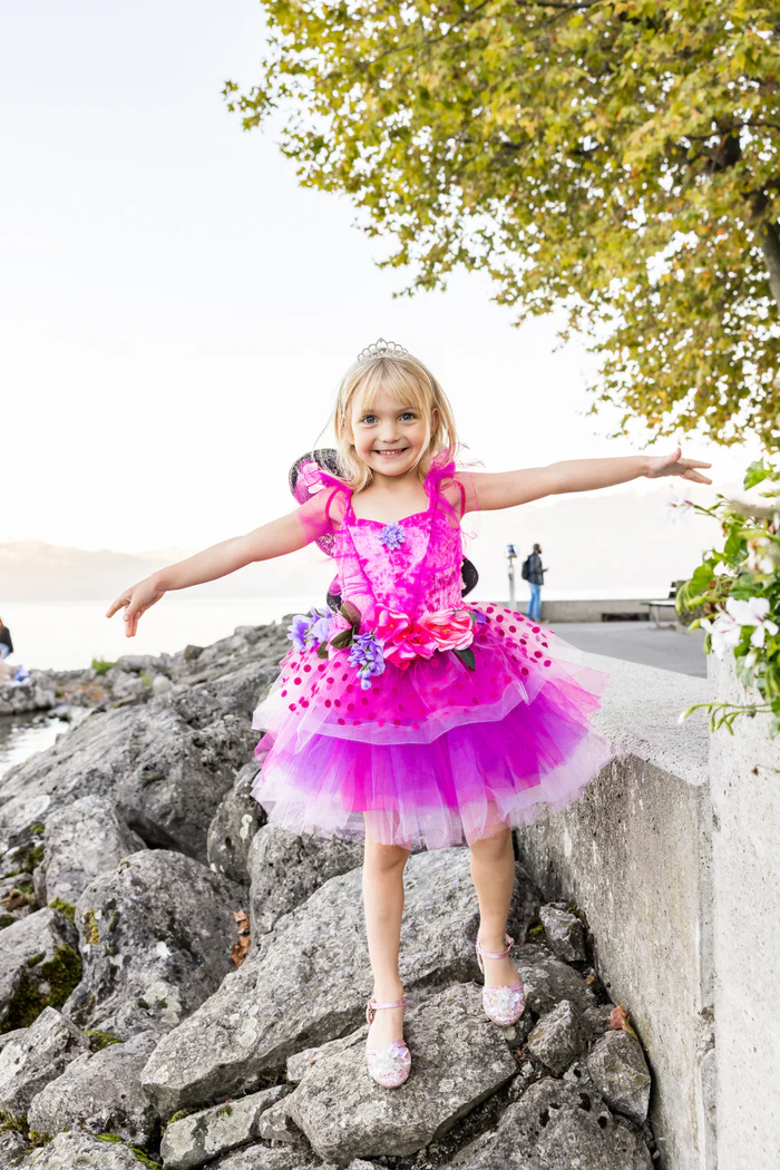 green emerald velvet dress Meri Meri Fairy Costume main image 0