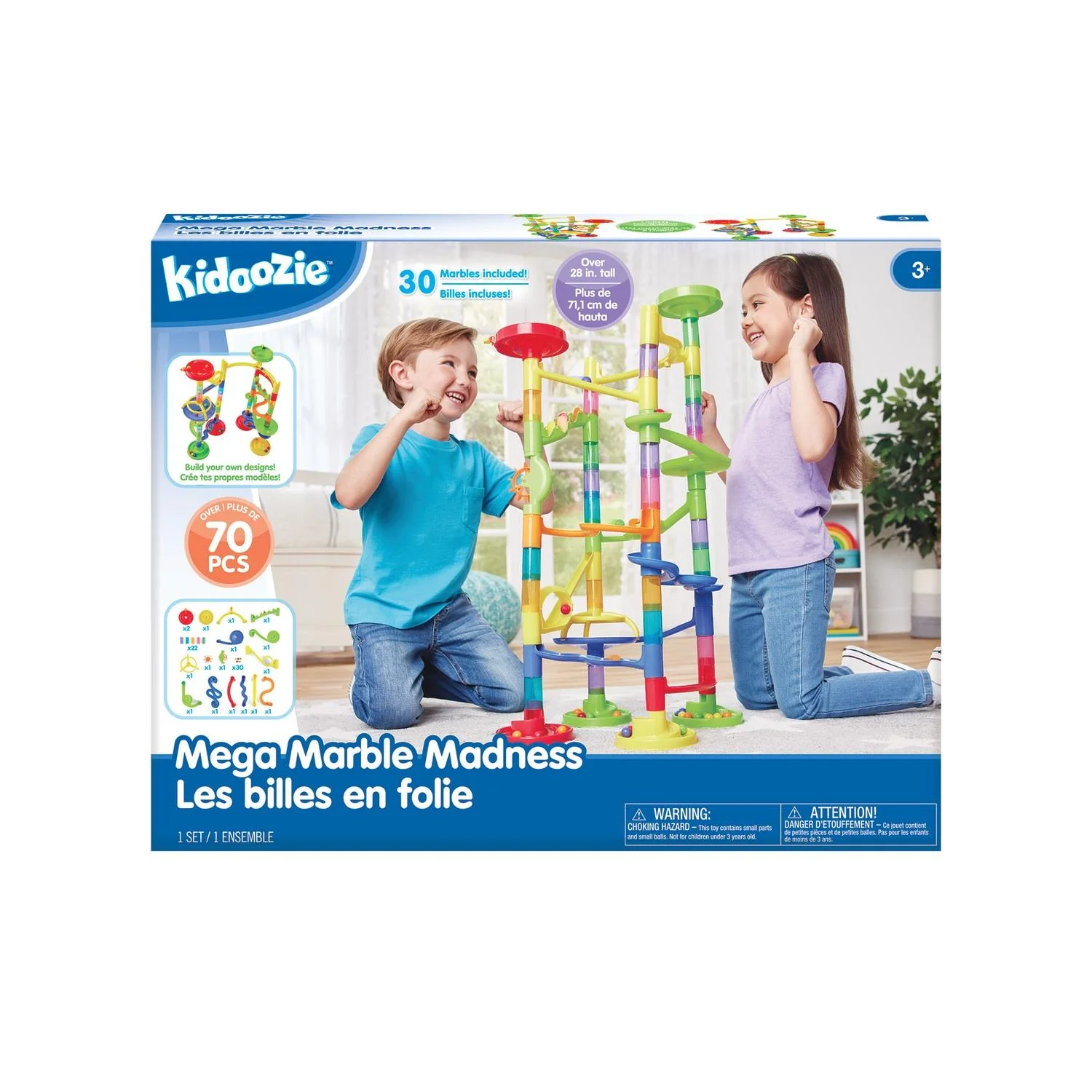 Mega Marble Madness Marble Run 3+ - BrainyZoo Toys
