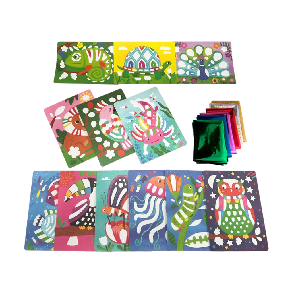 OOLY Foil-Tastic Awesome Animals