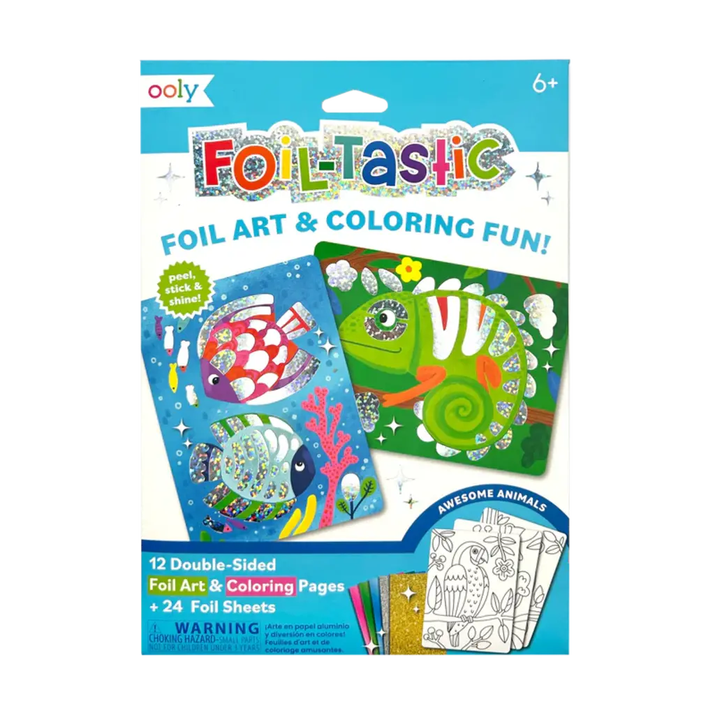 OOLY Foil-Tastic Awesome Animals