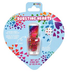 ISCREAM Bursting Hearts Nail Polish + Ring Set