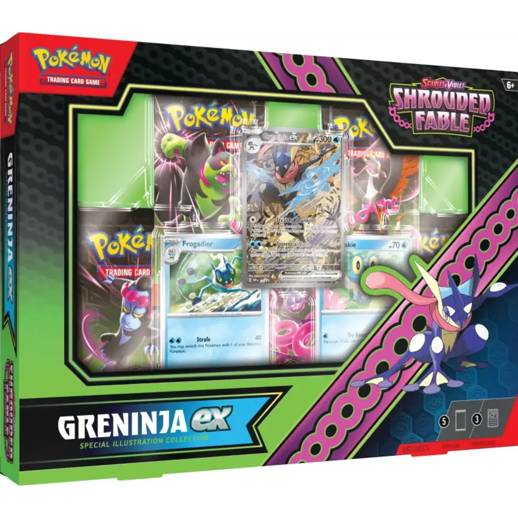 SQUARE ROOT GAMES Shrouded Fable Kingdra ex / Greninja ex Special Illustration Collection