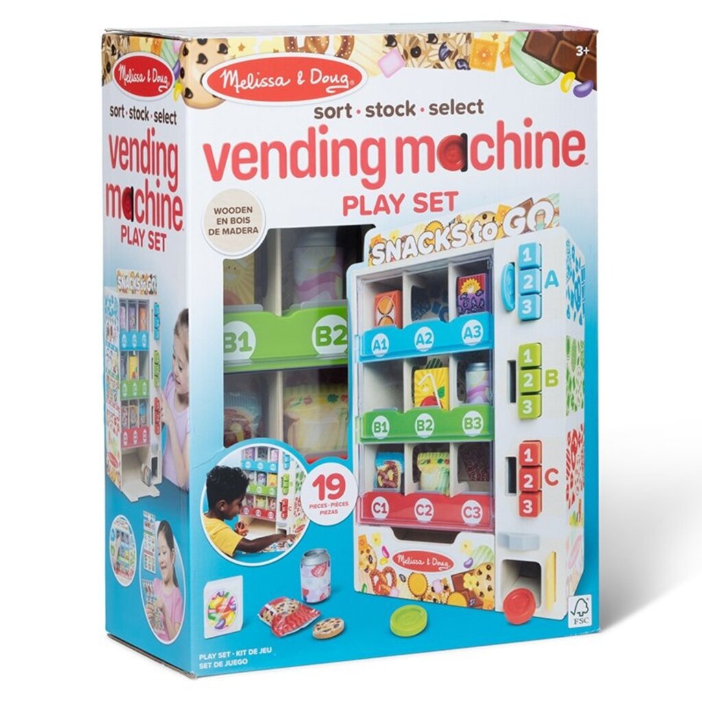 MELISSA & DOUG Sort, Stock, Select Vending Machine Play Set *In Store Pickup Only*