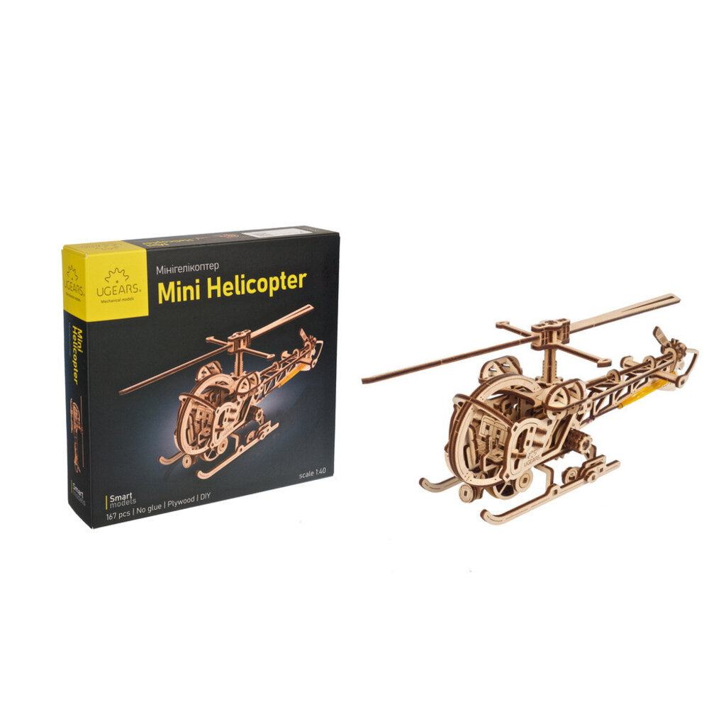 UKIDZ LLC DBA UGEARS US Mini Helicopter UGears
