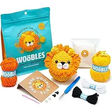 The Woobles Sebastian the Lion Beginner Crochet Kit