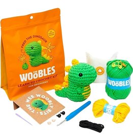 The Woobles Fred the Dinosaur Beginner Crochet Kit