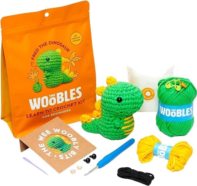 Fred the Dinosaur Beginner Crochet Kit