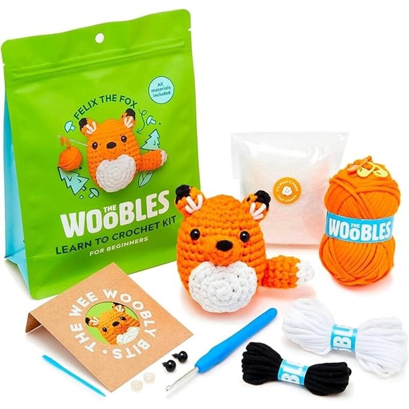 The Woobles Felix the Fox Beginner Crochet Kit