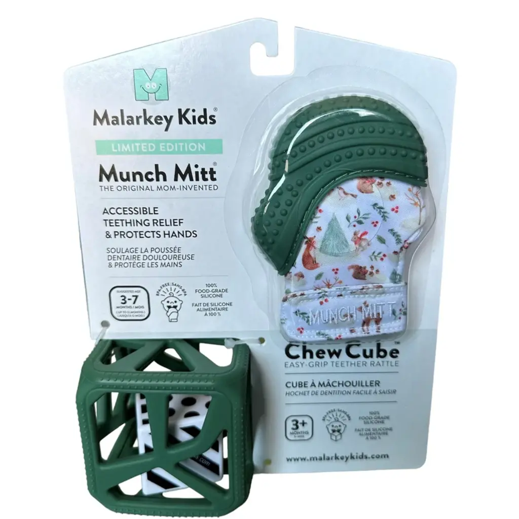 MALARKEY KIDS Munch Mitt and Chew Cube Gift Pack