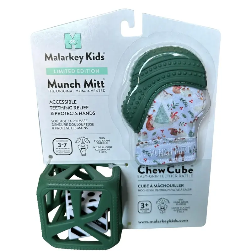 MALARKEY KIDS Munch Mitt and Chew Cube Gift Pack