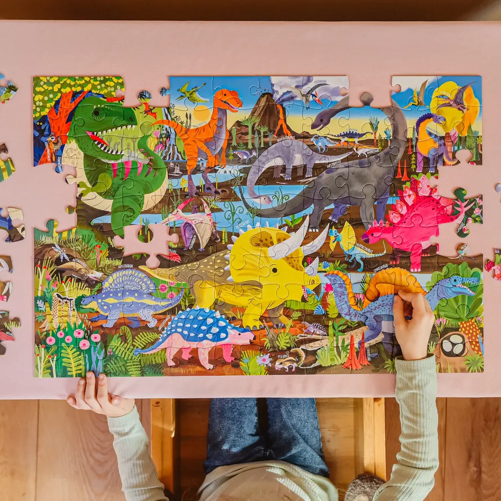 EEBOO 100 pc Land Of Dinosaurs