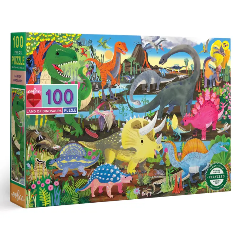 EEBOO 100 pc Land Of Dinosaurs