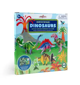 EEBOO Glow in the Dark Dinosaurs Playset