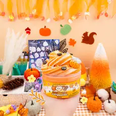 KAWAII SLIME COMPANY Pumpkin Spice Catpuccino Butter Slime