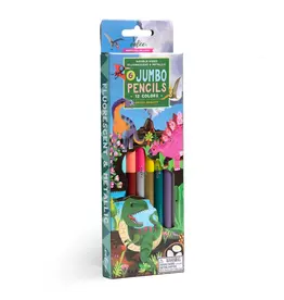 EEBOO Dinosaur Double Sided Jumbo Pencils