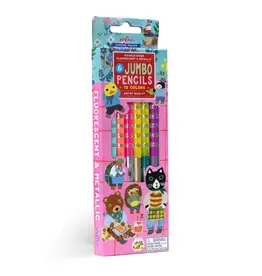 EEBOO Sweet Celebrations Double Sided Jumbo Pencils