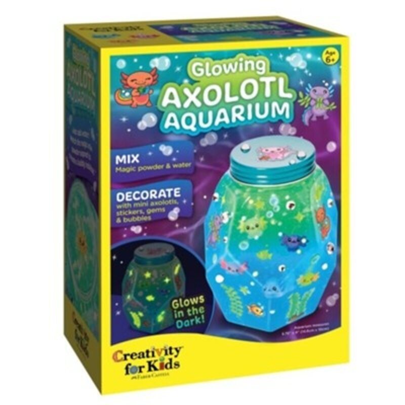 CREATIVITY FOR KIDS Glowing Axolotl Aquarium