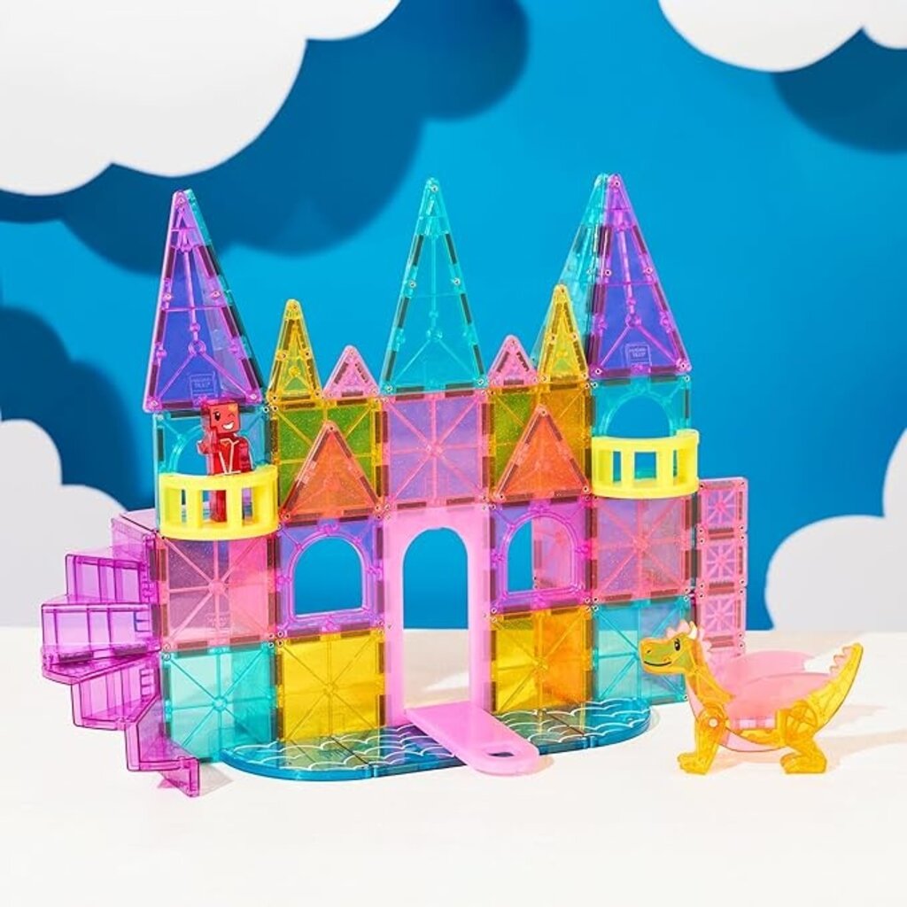 VALTECH Magna-Tiles Castle DLX + MicroMAGS 48pc.