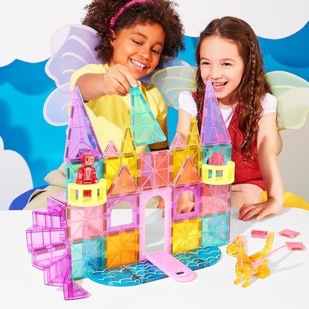 VALTECH Magna-Tiles Castle DLX + MicroMAGS 48pc.