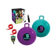 BOLDER PLAY Slackers Bounce Balls Race Set