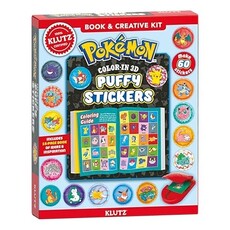 KLUTZ Klutz Pokemon Color-In 3D Puffy Stickers