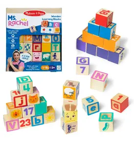 MELISSA & DOUG Ms Rachel Learning Blocks & Cards