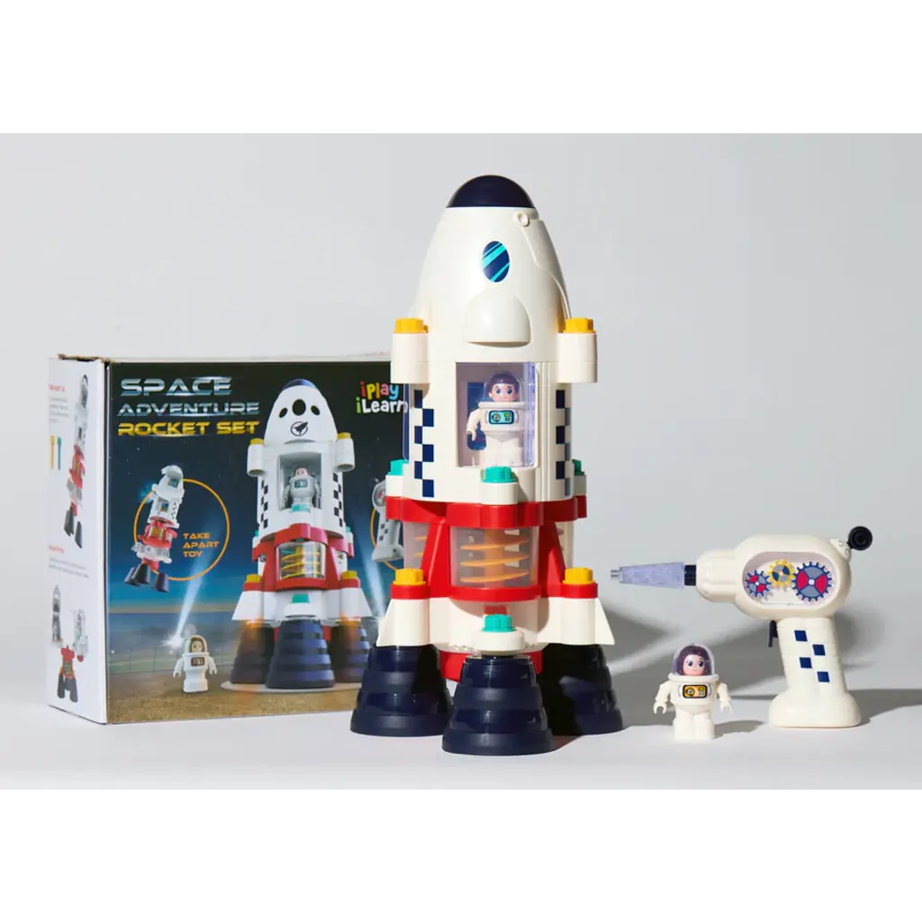 IPLAY ILEARN Space Adventure Take Apart Rocket Ship