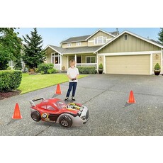 MINDSCOPE Turbo Twister Air Wheels Inflatable RC Car - Red