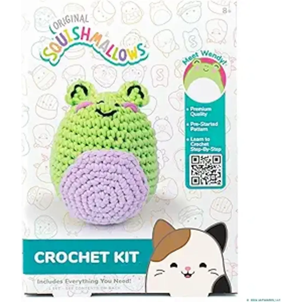 US TOY Squishmallow Crochet Kit Wendy Frog
