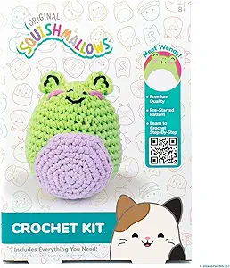Squishmallow Crochet Kit Wendy Frog