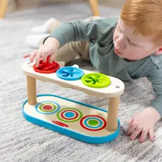 MELISSA & DOUG Match & Push Spinning Tops