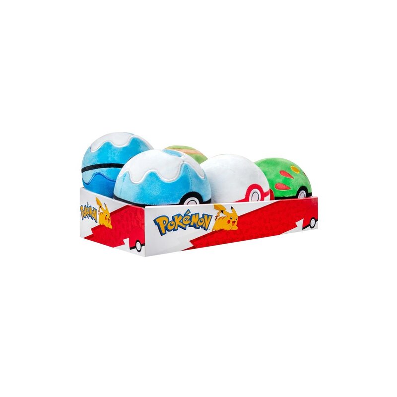 LICENSE 2 PLAY Pokemon 5" Poke Ball Plush Asst.
