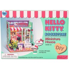 HANDS CRAFT Hello Kitty's Bookstore - DIY Miniature Bookstore Kit