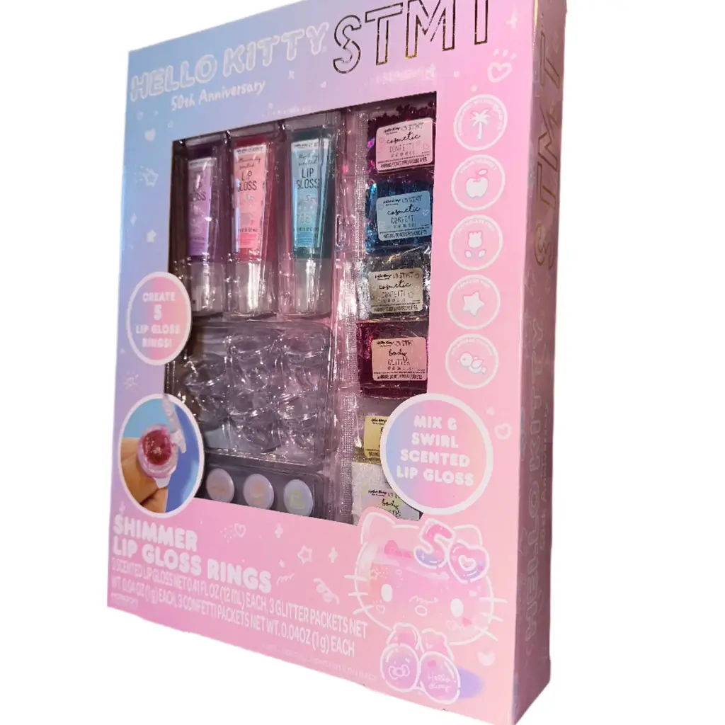 US TOY Hello Kitty 50th Shimmer Lip Gloss Rings