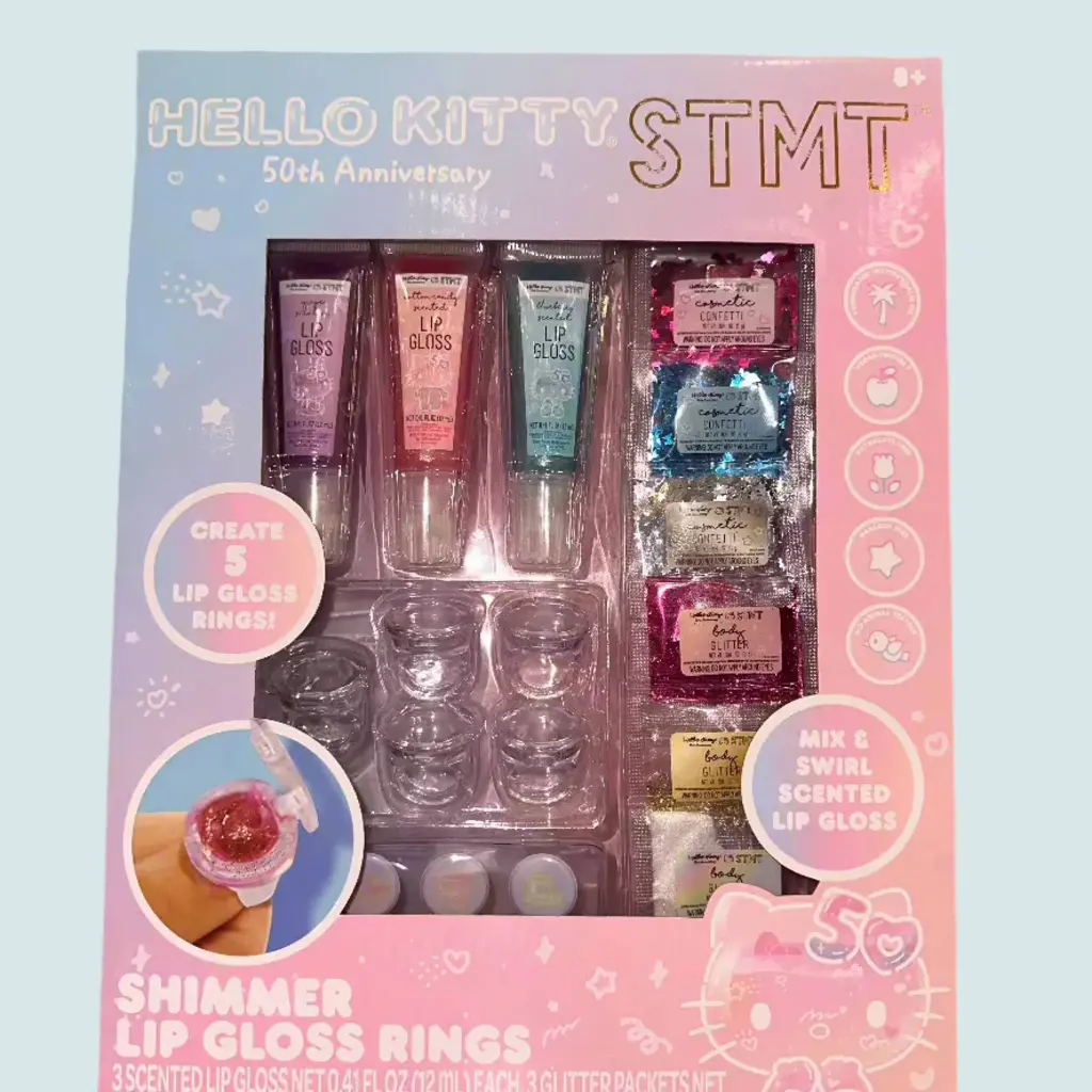 US TOY Hello Kitty 50th Shimmer Lip Gloss Rings