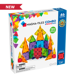 VALTECH Magna-Tiles +microMAGS Combo 46-Piece Set