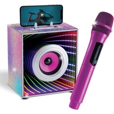 WIRELESS EXPRESS Infinity Speaker Karaoke Set Purple